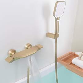 SHANFO Badewannenarmatur mit Handbrause,