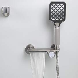 SHANFO Badewannenarmatur mit Handbrause,