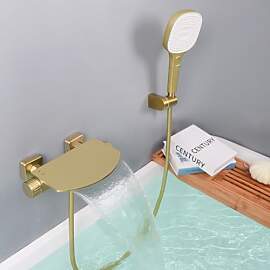 SHANFO Badewannenarmatur mit Handbrause,