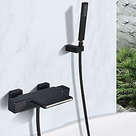 SHANFO Thermostat Wasserfall Badewannenarmatur