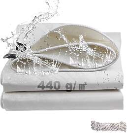 SHANNA 440 g/m² Wasserdicht LKW Plane mit Ösen,