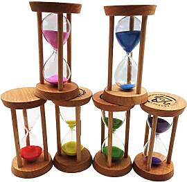 Sharplace 6 Stück Visueller Timer Sanduhr für