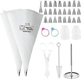SHBAOCH Sahne Spritzbeutel Set, 2 Baumwolle