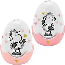 Sheepworld Eierbecher-Streuer-Set Motiv "Von