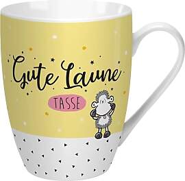 Sheepworld Tasse mit Spruch "Gute Laune" 