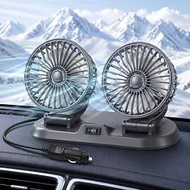 Shengruili Auto Ventilator,12V Doppelkopf