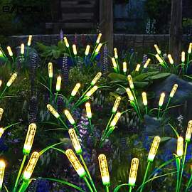 Shengruili Solarlampen für Außen Garten,2 Stück 