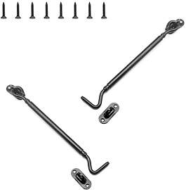 SHENGYIG 2-Stück Sturmhaken Schwarz, 205 mm