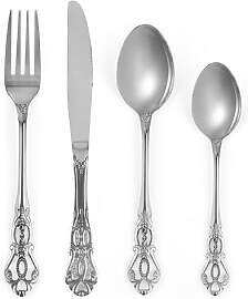 SHEUMNT Retro Silber Besteckset für 6 Personen,