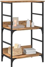 ShGaxin Bücherschrank Artisan-Eiche 50x33x82 cm