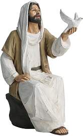 ShineOnAngel Jesus-Christus-Statue mit Taube,