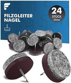 shinfly 24 Stück Filzgleiter für Stühle - Ø