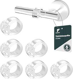 shinfly 6er Set Türstopper Klinke, Transparente