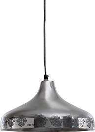 Shiny Flat Pendelleuchte Silber Ø48cm