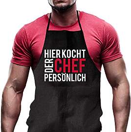 Shirtoo Kochschürze Hier kocht der Chef