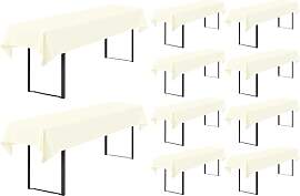 Showgeous 10 Stück Biertisch Tischdecke universal 