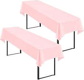 Showgeous 2 Stück Rosa Biertisch Tischdecke