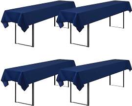 Showgeous 4 Stück Biertisch Tischdecke universal