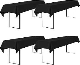 Showgeous 4 Stück Biertisch Tischdecke universal