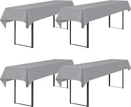 Showgeous 4 Stück Biertisch Tischdecke universal