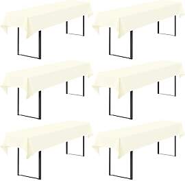 Showgeous 6 Stück Biertisch Tischdecke universal