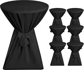 Showgeous 6er-Set Premium Stehtischhussen 70 cm