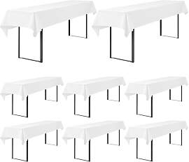 Showgeous 8 Stück Biertisch Tischdecke universal