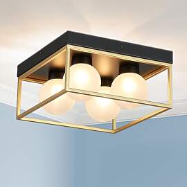 SHRINE Lighting Bubble-Glas Deckenleuchte,