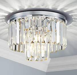 SHRINE LIGHTING Kristall-Deckenleuchte, Moderne