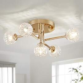 SHRINE LIGHTING Moderne Kristall-Deckenleuchte,