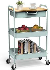 Shrivee 3-Tier Küchenwagen mit Tisch und