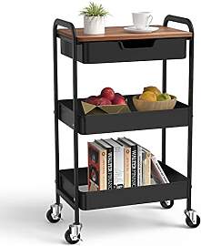 Shrivee 3-Tier Küchenwagen mit Tisch und