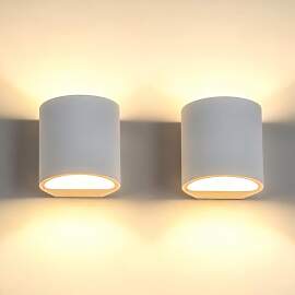 SHYOSUCCE 2er LED Wandleuchte Innen mit