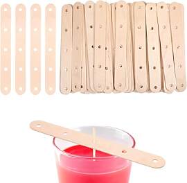 Sibba Hölzerne Kerze Dochthalter 50 Pcs