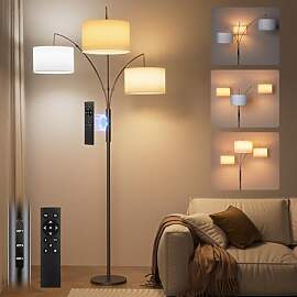SIBRILLE 36W Bogenlampe Stehlampe mit Weiß