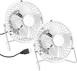 Sichler Haushaltsgeräte Ventilator Büro: 2er-Set 