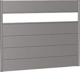 Sichtschutzelement BIOHORT, grau (dunkelgrau,