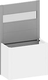 Sichtschutzelement BIOHORT, grau (dunkelgrau,