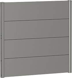 Sichtschutzelement BIOHORT, grau (dunkelgrau,