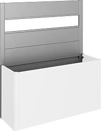 Sichtschutzelement BIOHORT, grau (dunkelgrau,