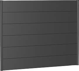 Sichtschutzelement BIOHORT, grau (quarzgrau,