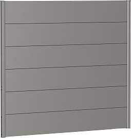 Sichtschutzelement BIOHORT, grau (quarzgrau,