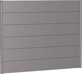 Sichtschutzelement BIOHORT, grau (quarzgrau,
