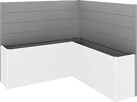 Sichtschutzelement BIOHORT, grau (quarzgrau,