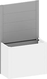 Sichtschutzelement BIOHORT, grau (quarzgrau,