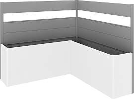 Sichtschutzelement BIOHORT, grau (quarzgrau,