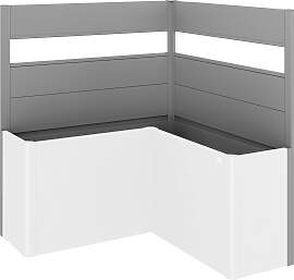 Sichtschutzelement BIOHORT, grau (quarzgrau,