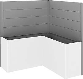 Sichtschutzelement BIOHORT, grau (quarzgrau,
