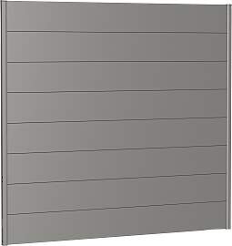 Sichtschutzelement BIOHORT, silber (silberfarben,