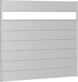 Sichtschutzelement BIOHORT, silber (silberfarben,